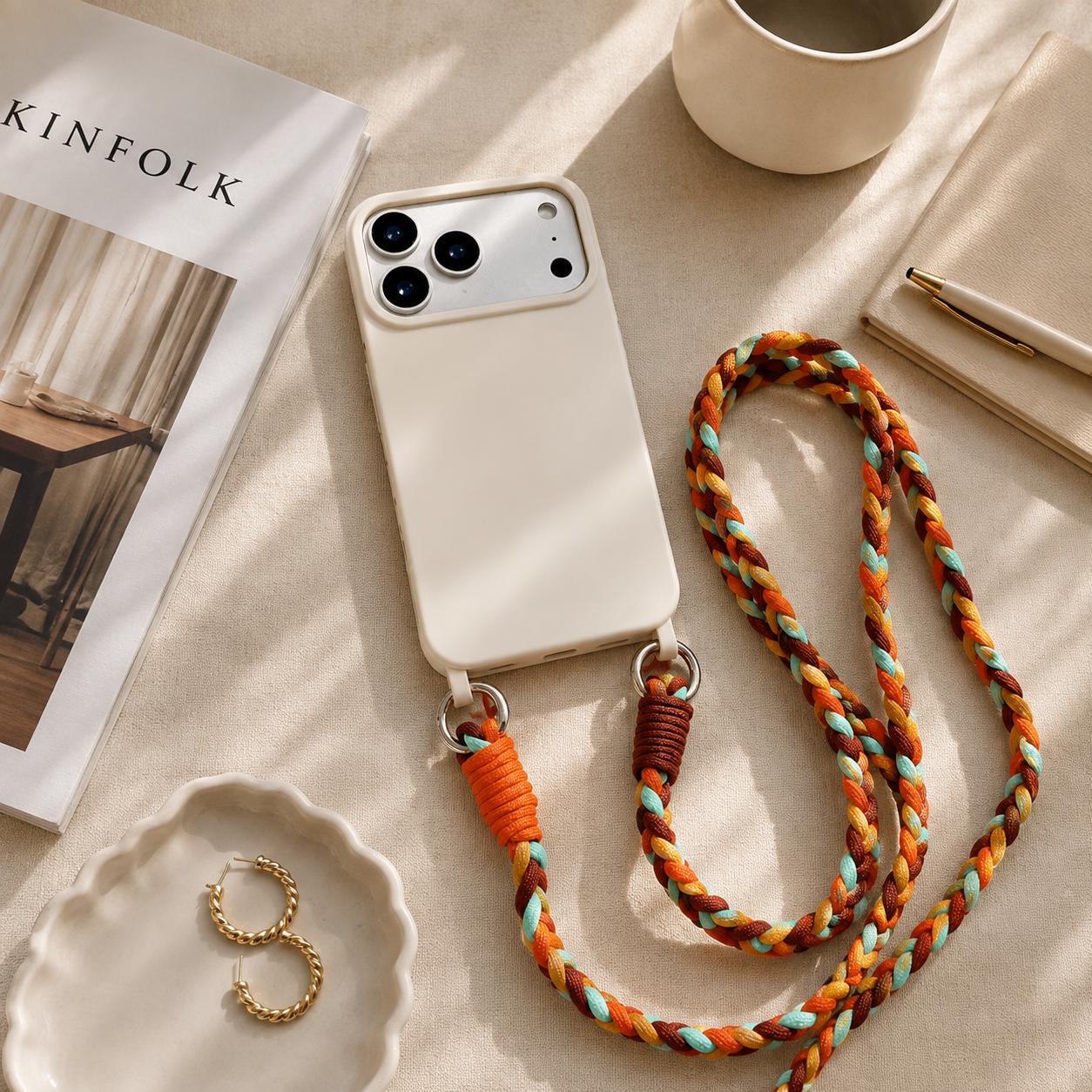 "Happy" - iPhone Crossbody Schutzhülle
