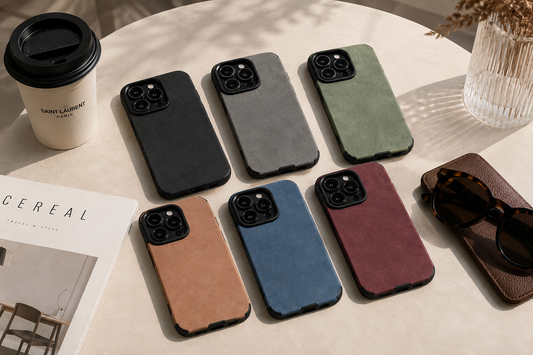 "Peak" - iPhone Schutzhülle mattes Leder