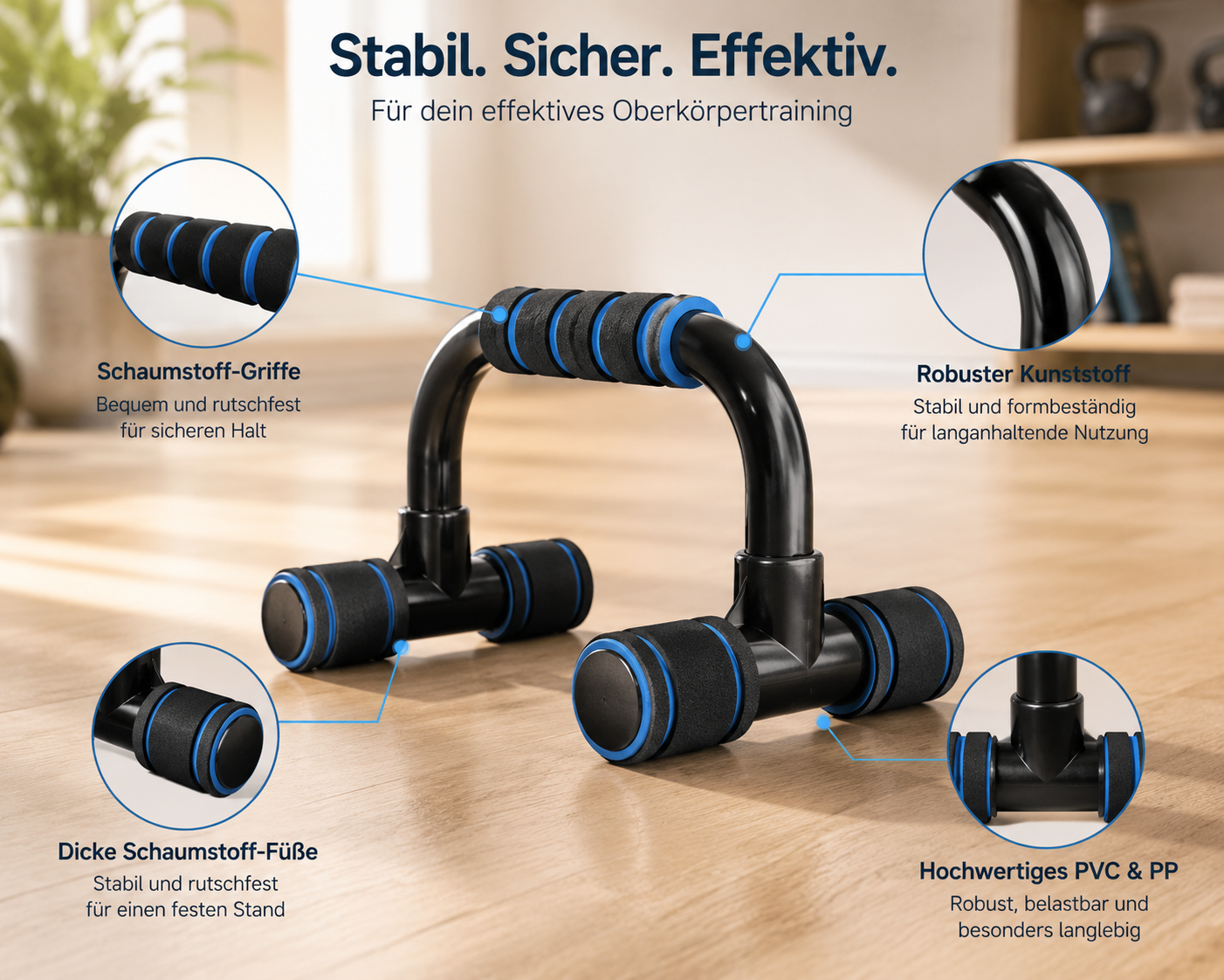Liegestützgriffe / Push-Up Bars