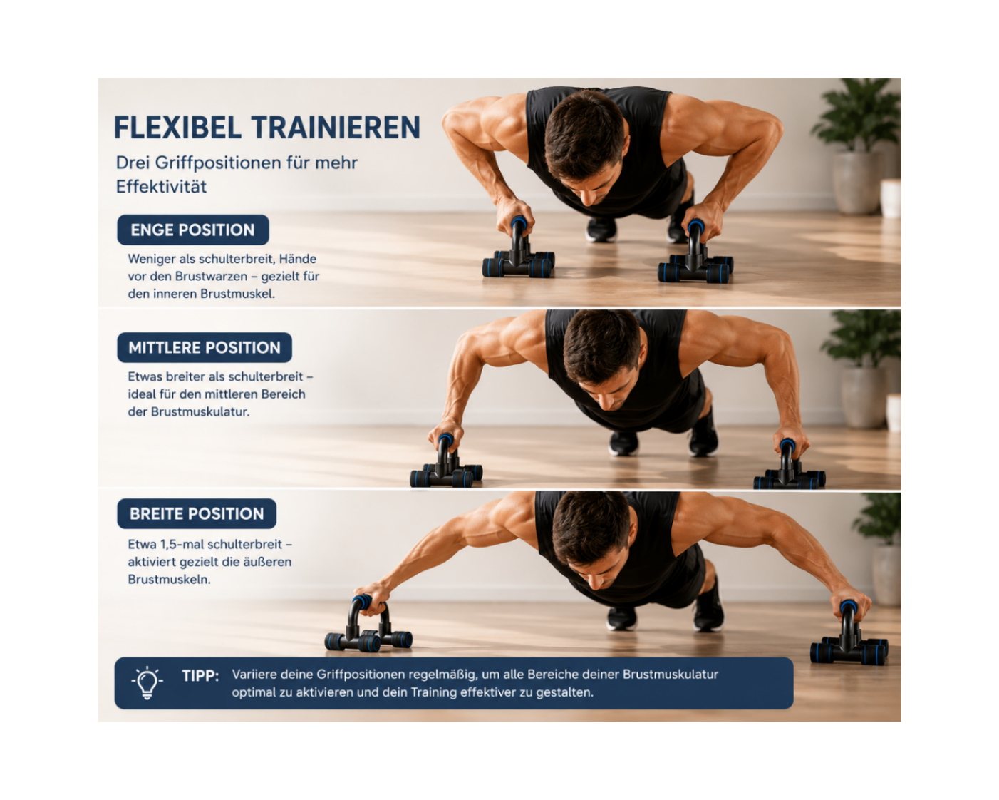Liegestützgriffe / Push-Up Bars