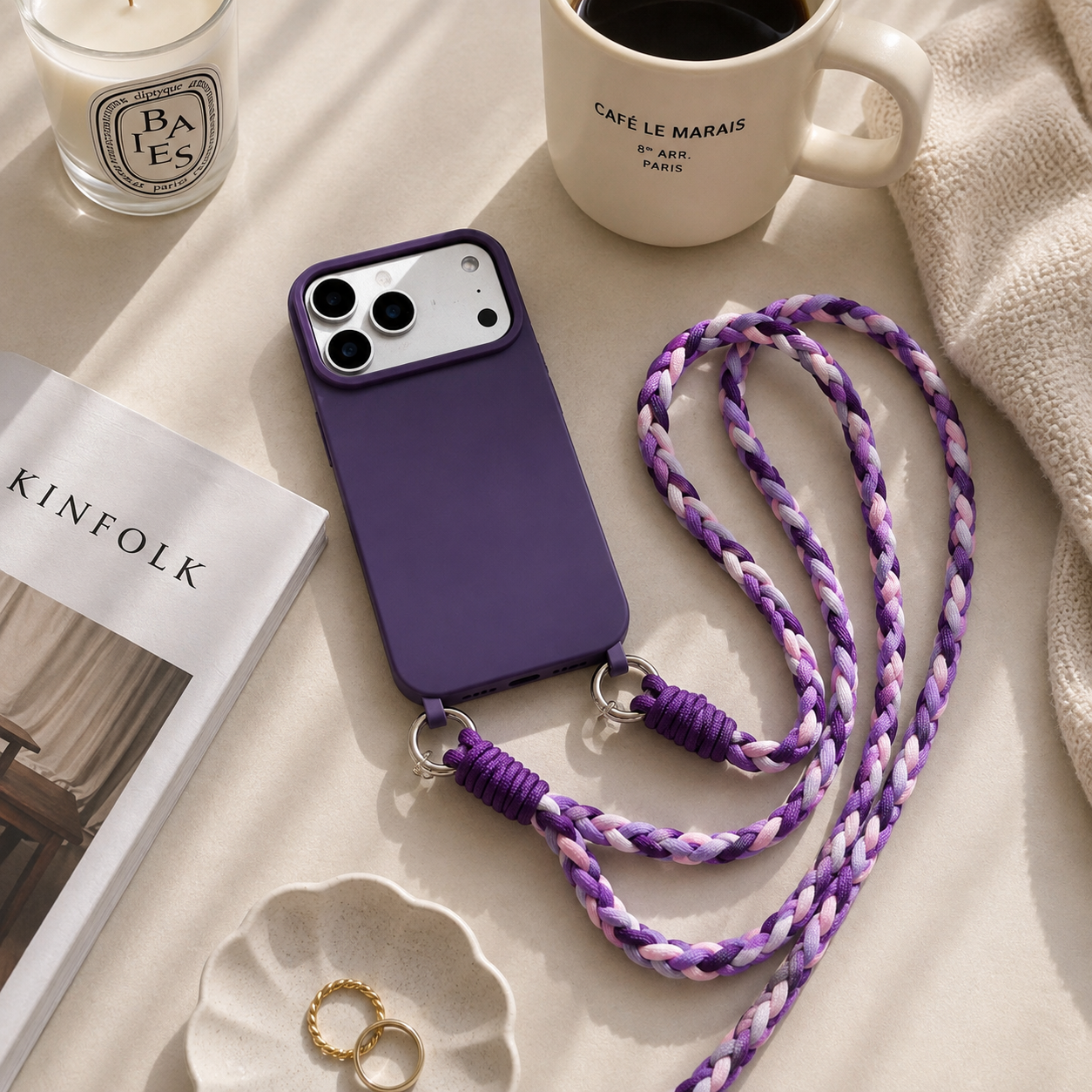 "Happy" - iPhone Crossbody Schutzhülle