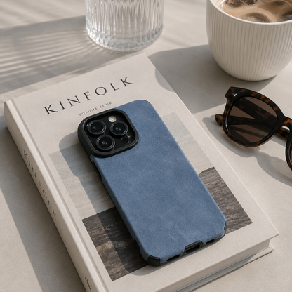 "Peak" - iPhone Schutzhülle mattes Leder