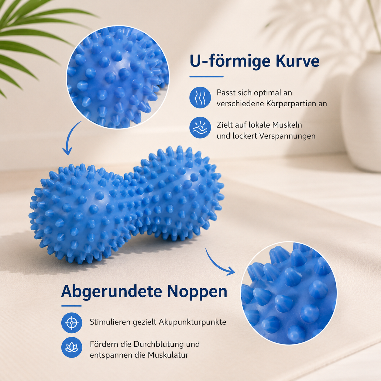 Erdnuss-Massageball