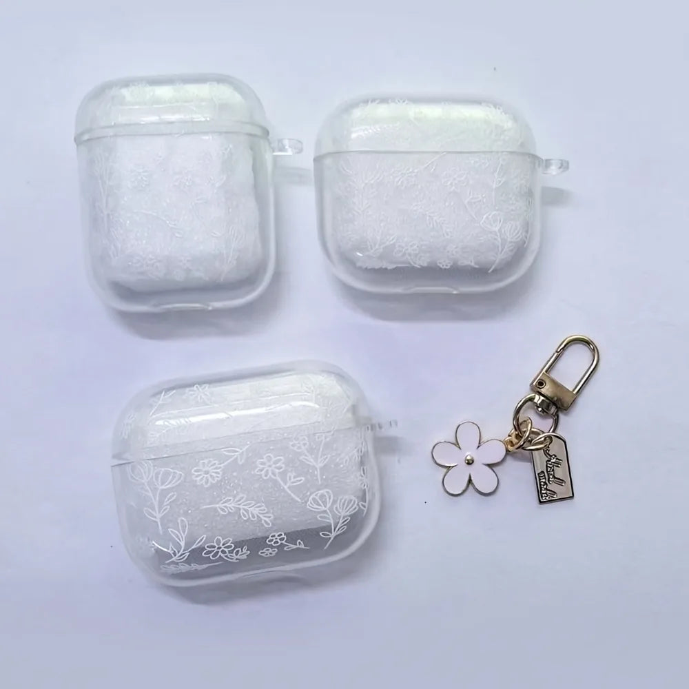 "White Flower" - AirPods Schutzgehäuse