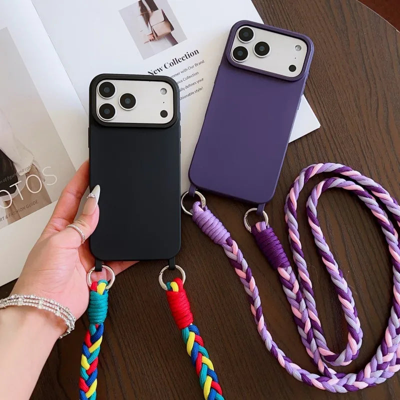 "Happy" - iPhone Crossbody Schutzhülle