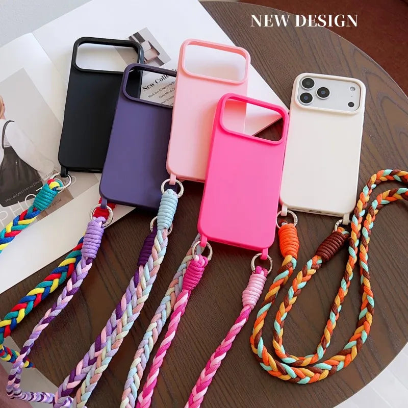 "Happy" - iPhone Crossbody Schutzhülle