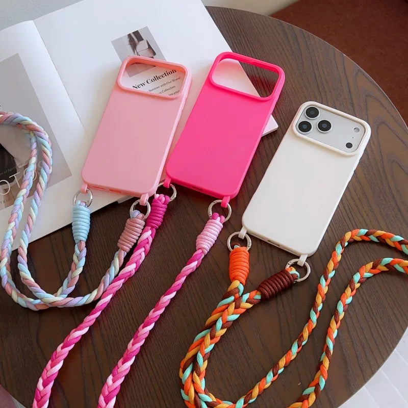 "Happy" - iPhone Crossbody Schutzhülle