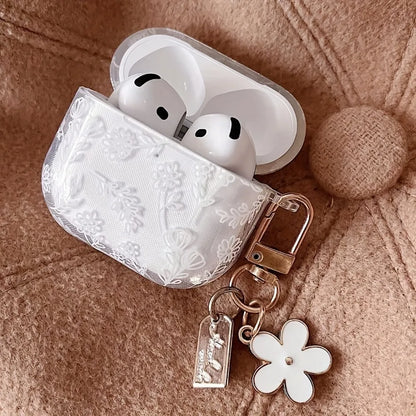"White Flower" - AirPods Schutzgehäuse