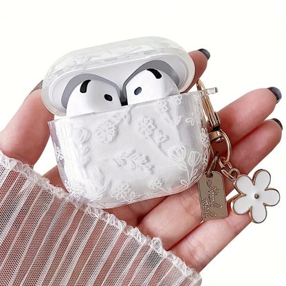 "White Flower" - AirPods Schutzgehäuse