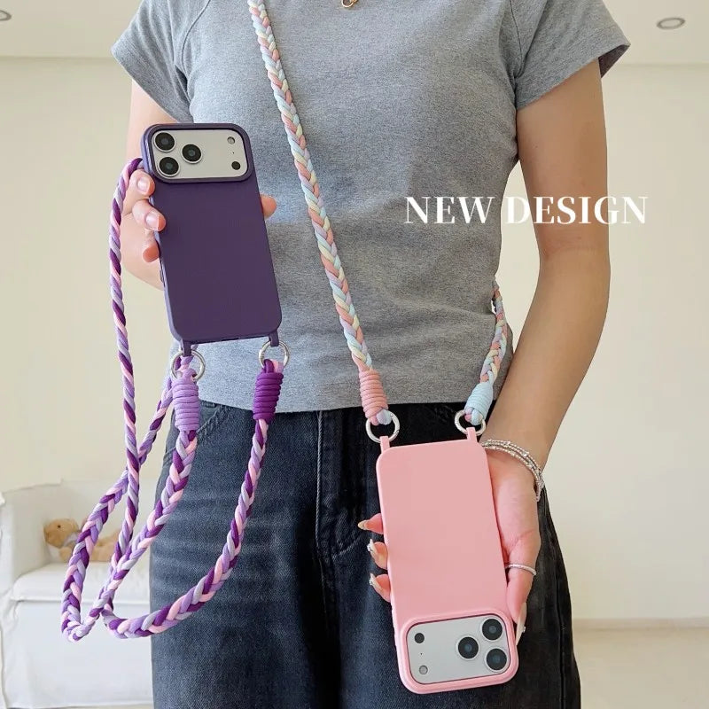 "Happy" - iPhone Crossbody Schutzhülle